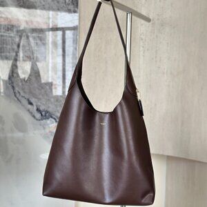 Coach Brooklyn 28 Large Maple Brown Leather Shoulder Bag New